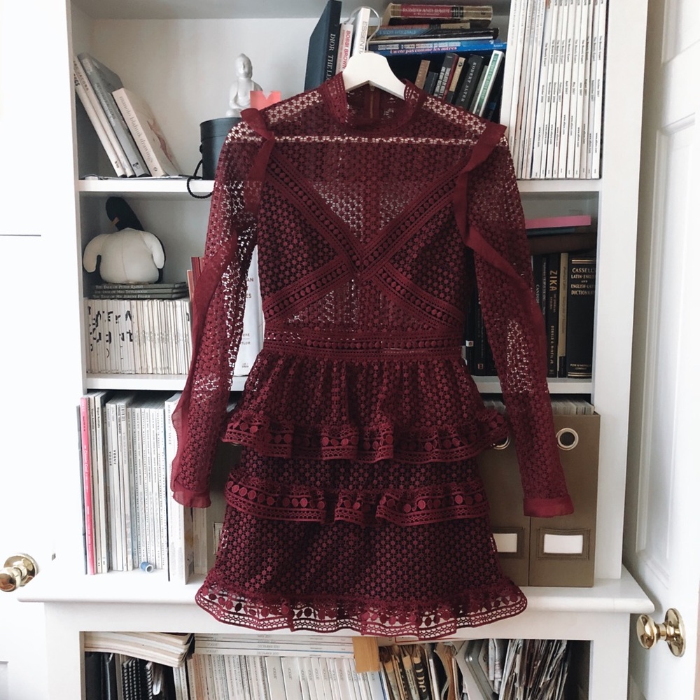 Self portrait lace dress